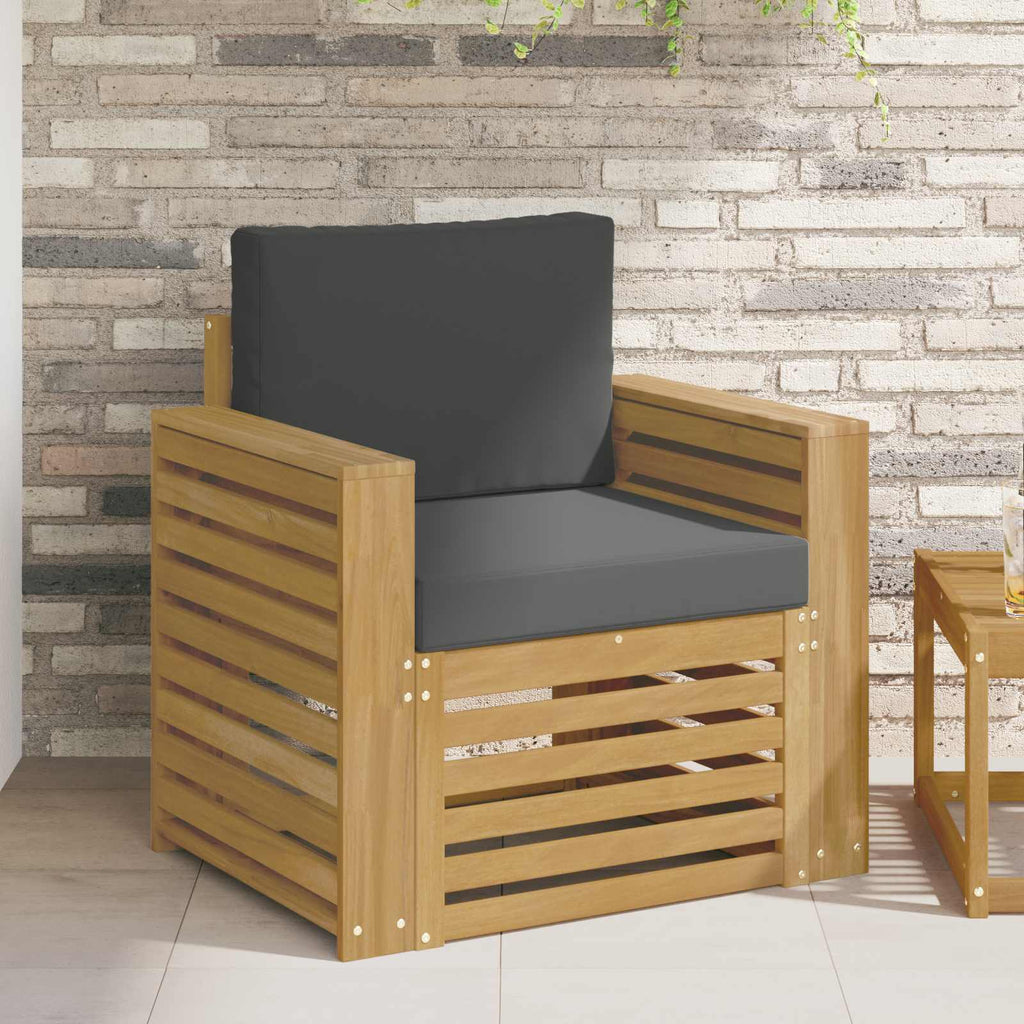 Outdoor-Sofagarnitur Polyester Weiß