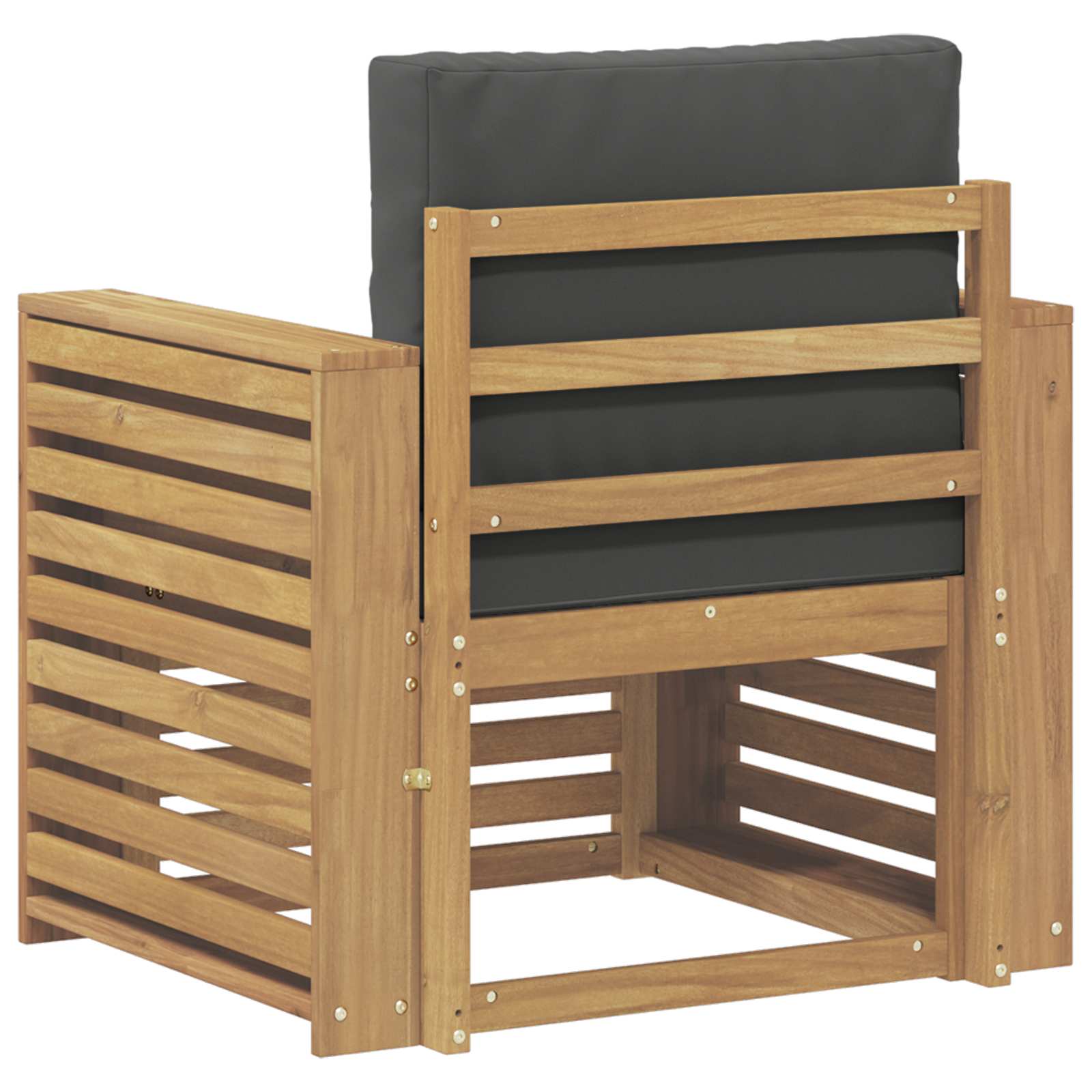 Outdoor-Sofagarnitur Polyester Weiß