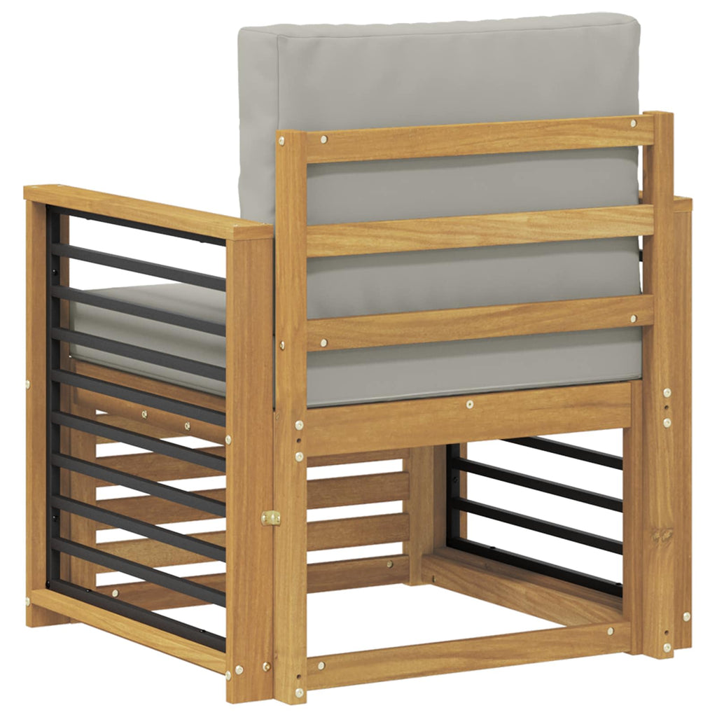 Outdoor-Sofagarnitur Polyester Weiß