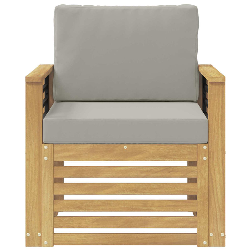 Outdoor-Sofagarnitur Polyester Weiß