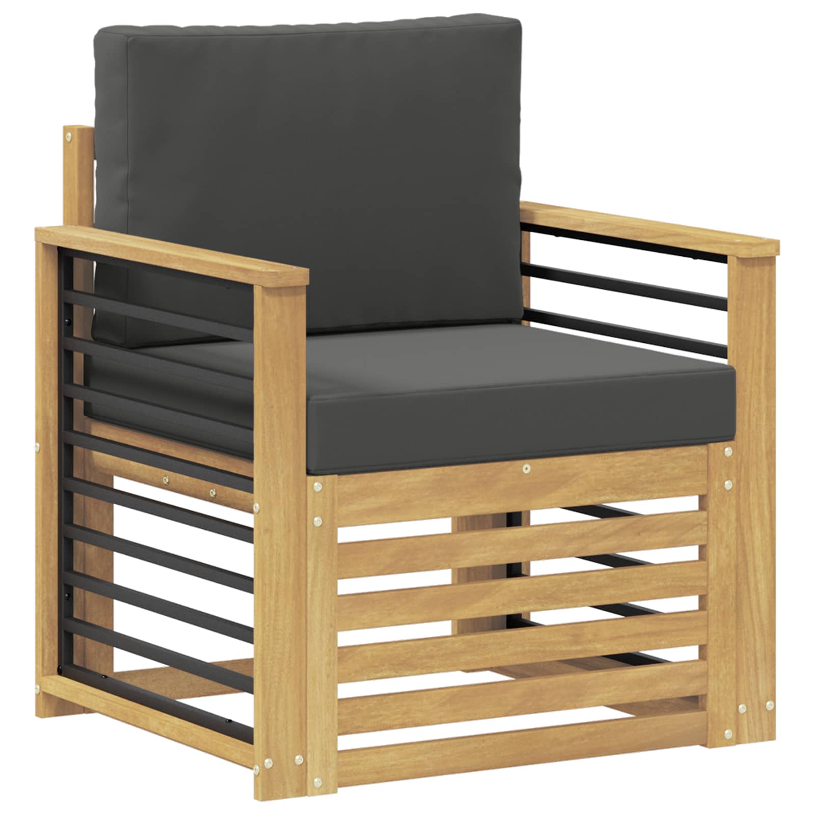 Outdoor-Sofagarnitur Polyester Weiß