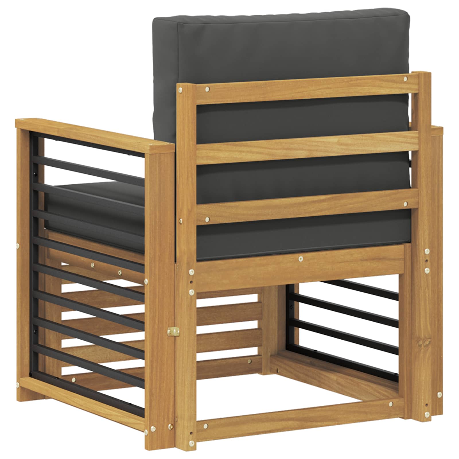 Outdoor-Sofagarnitur Polyester Weiß