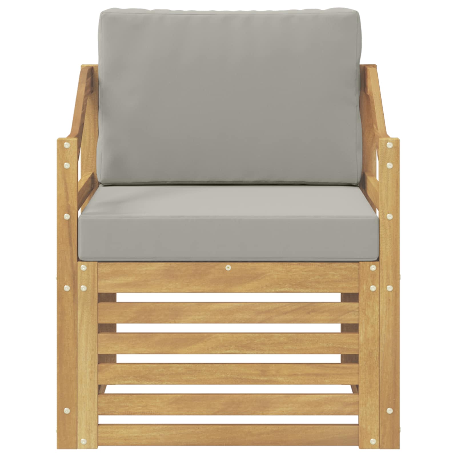 Outdoor-Sofa Polyester Weiß