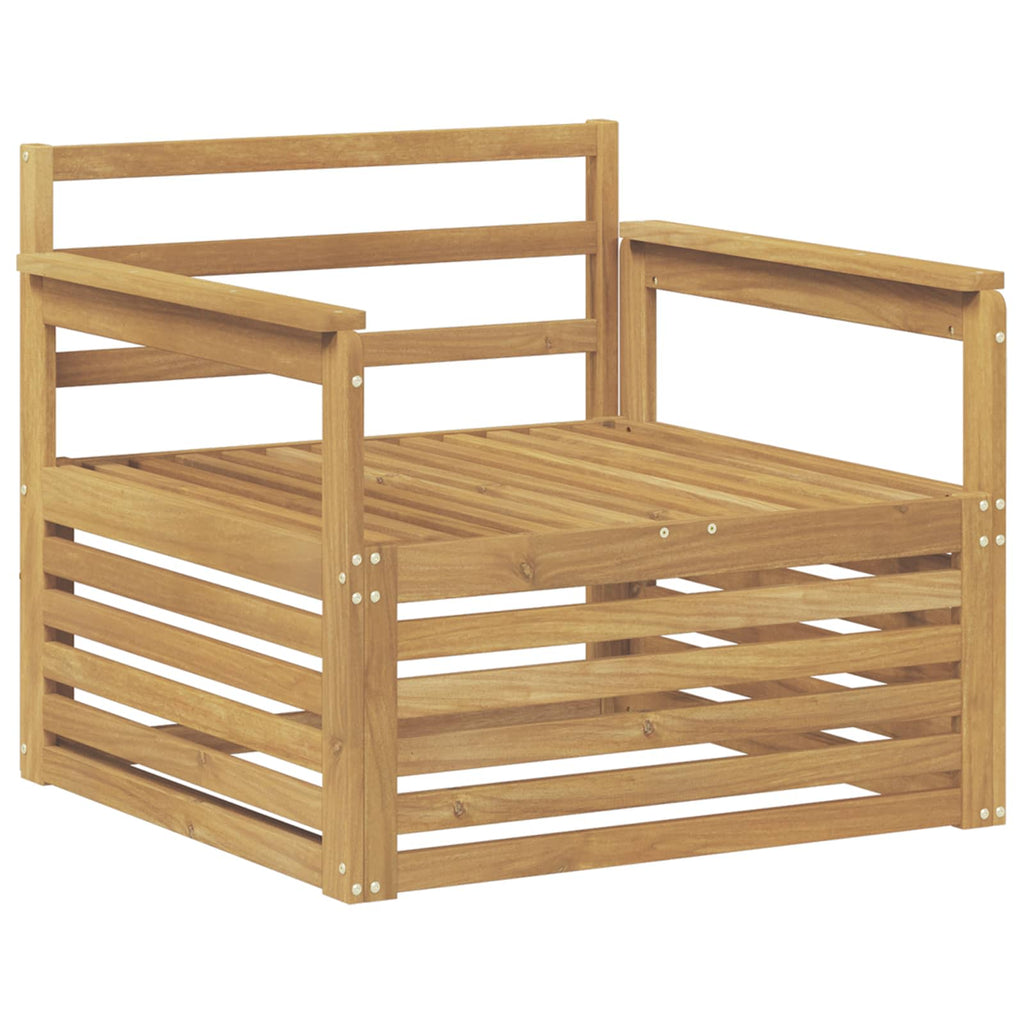 Outdoor-Sofa Massivholz Akazie Weiß