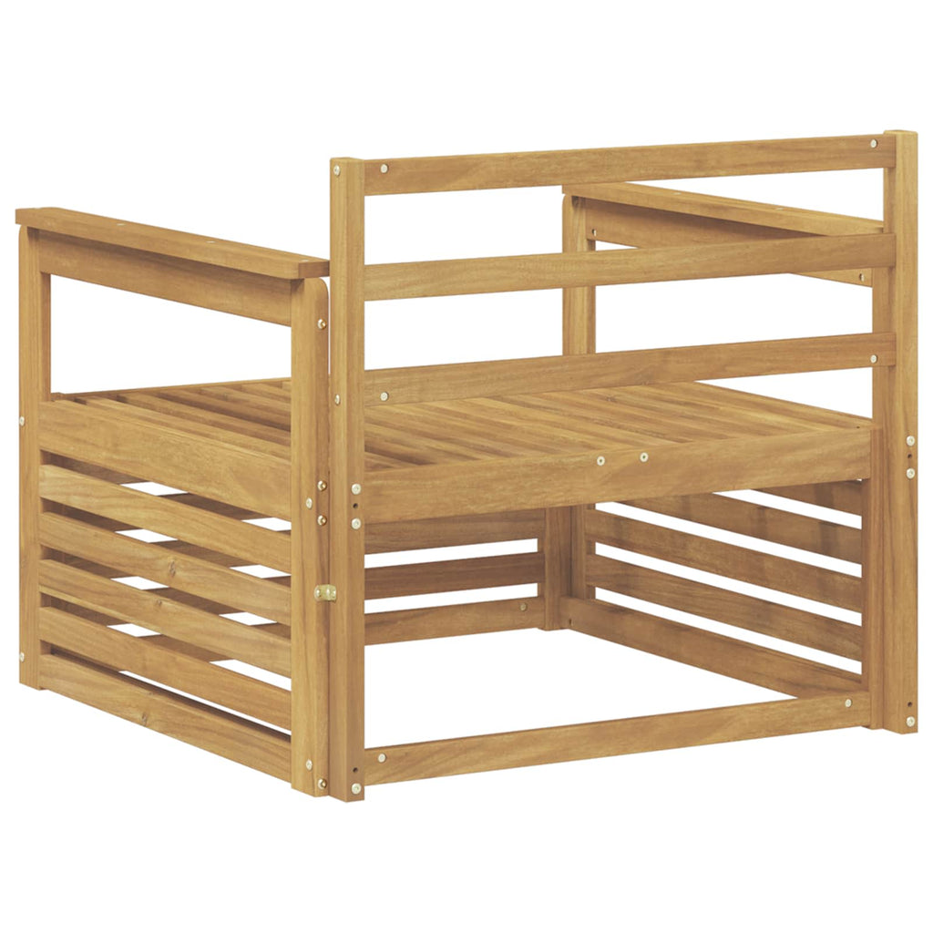 Outdoor-Sofa Massivholz Akazie Weiß