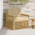 Outdoor-Sofa Polyester Weiß