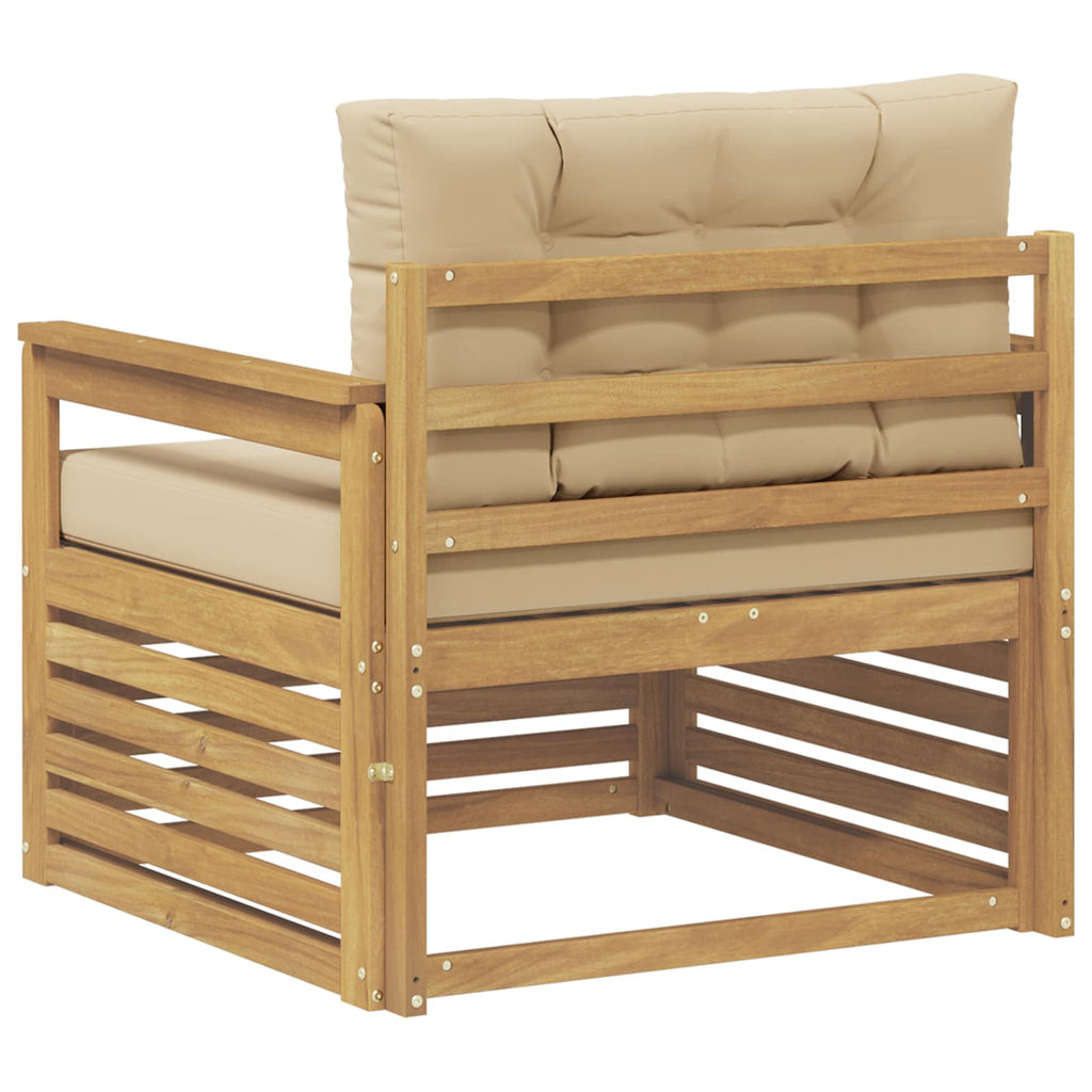 Outdoor-Sofa Polyester Weiß