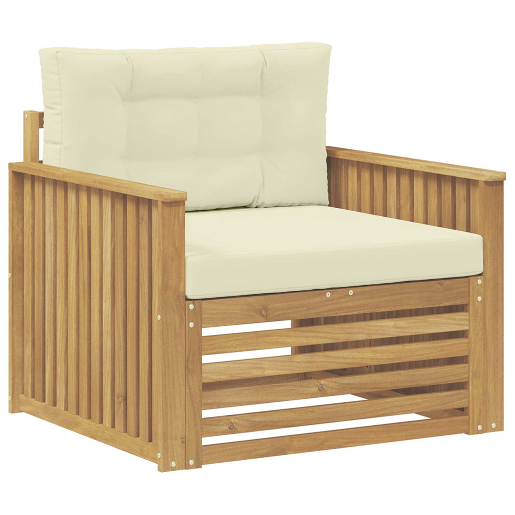 Outdoor-Sofa Polyester Weiß