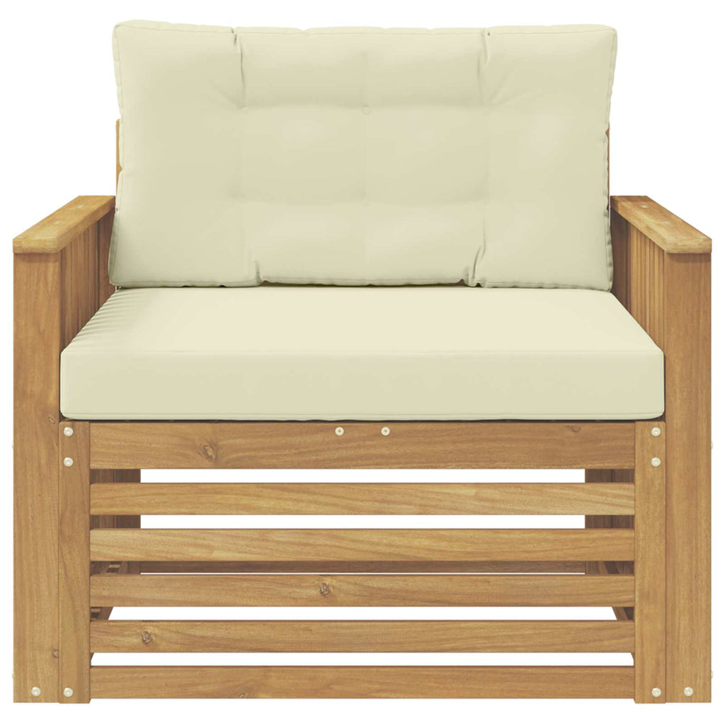 Outdoor-Sofa Polyester Weiß