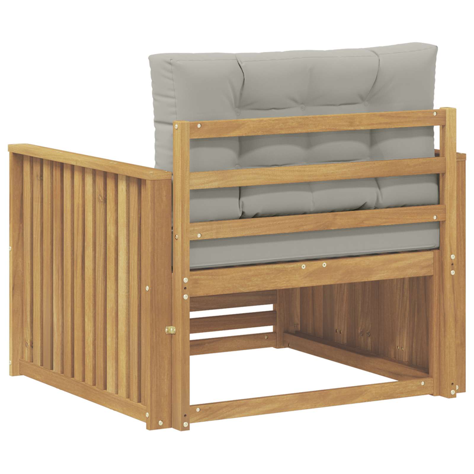 Outdoor-Sofa Polyester Weiß