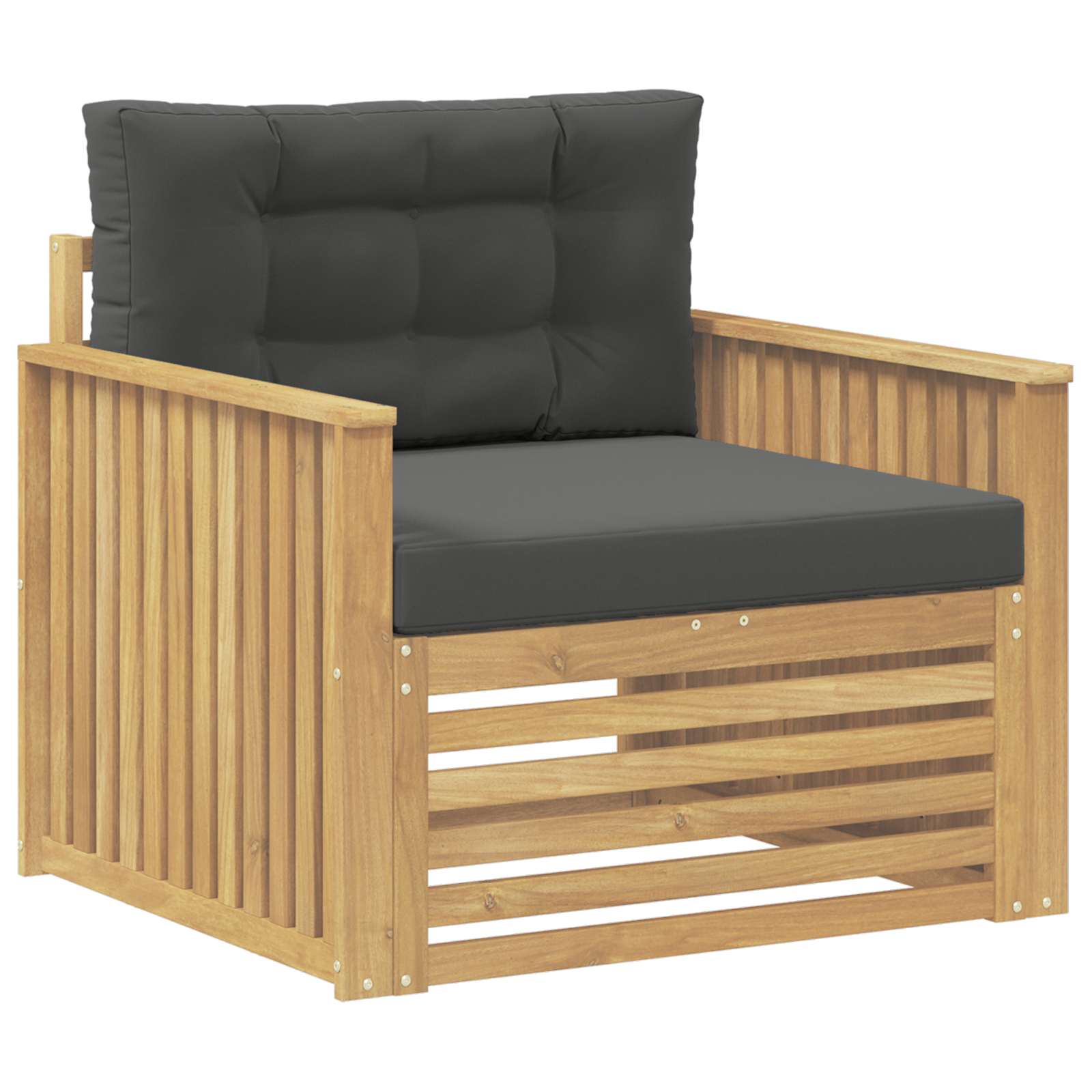 Outdoor-Sofa Polyester Weiß