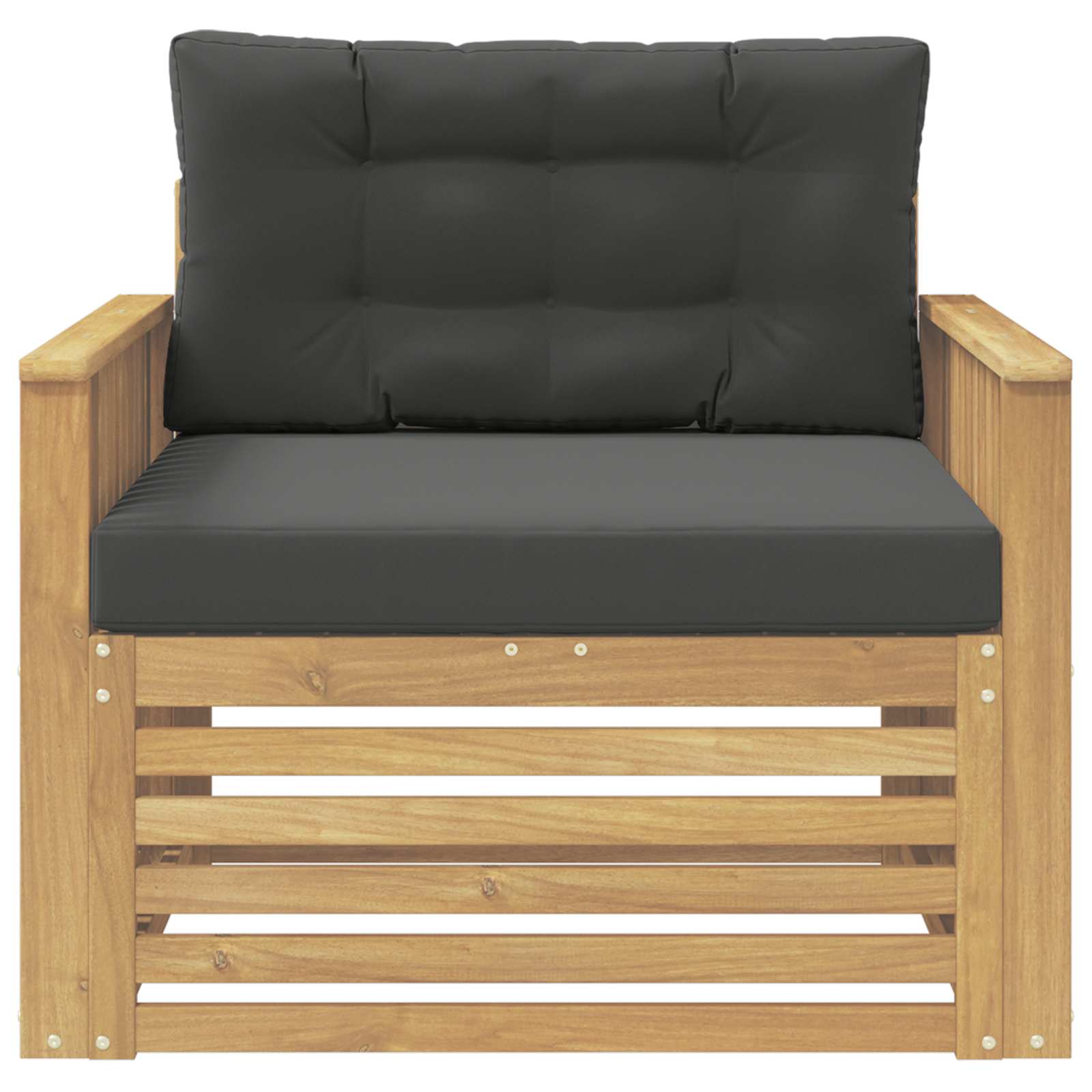 Outdoor-Sofa Polyester Weiß
