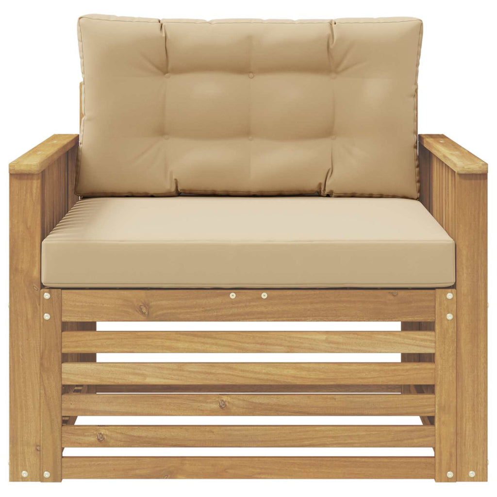 Outdoor-Sofa Polyester Weiß