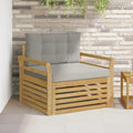 Outdoor-Sofa Polyester Weiß