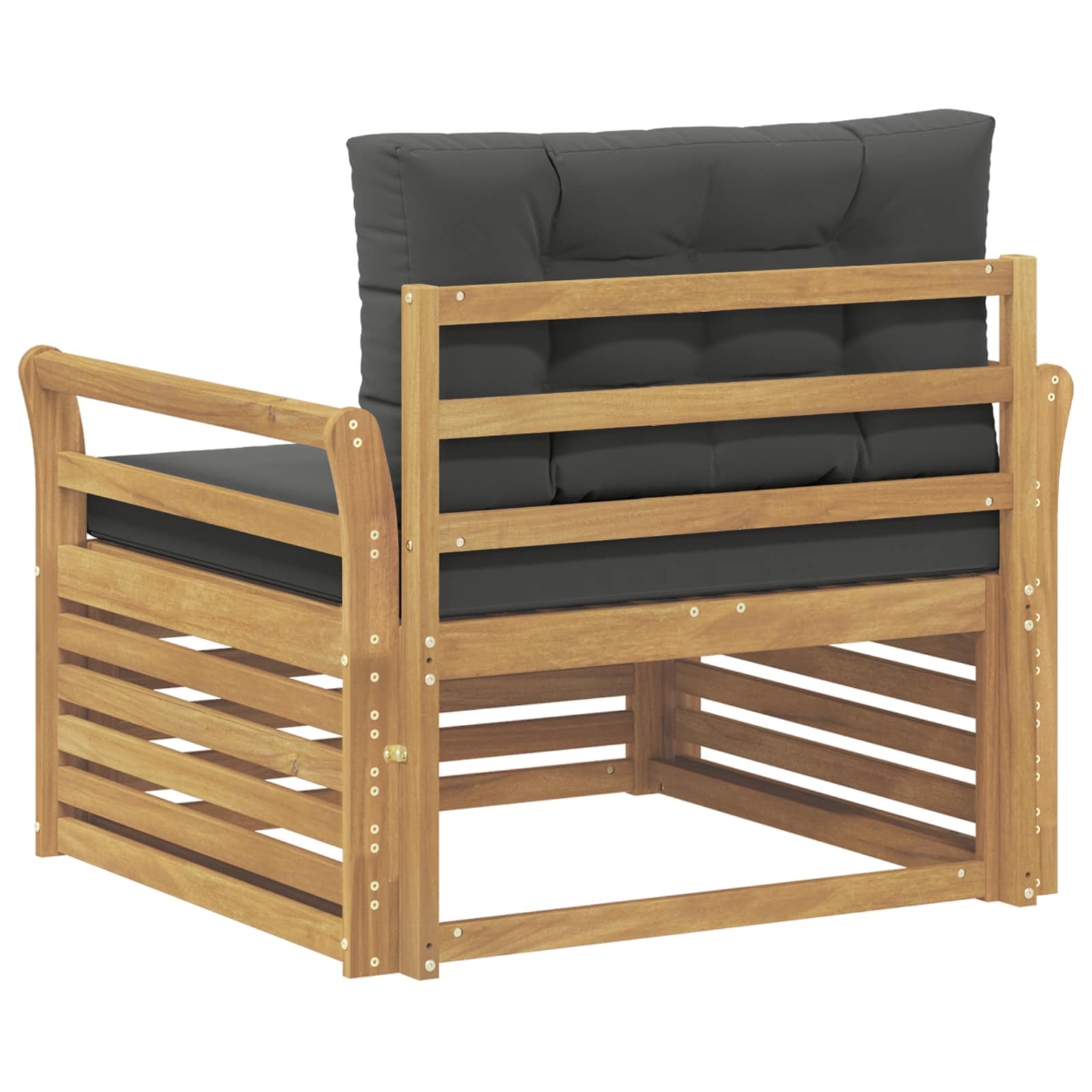 Outdoor-Sofa Polyester Weiß