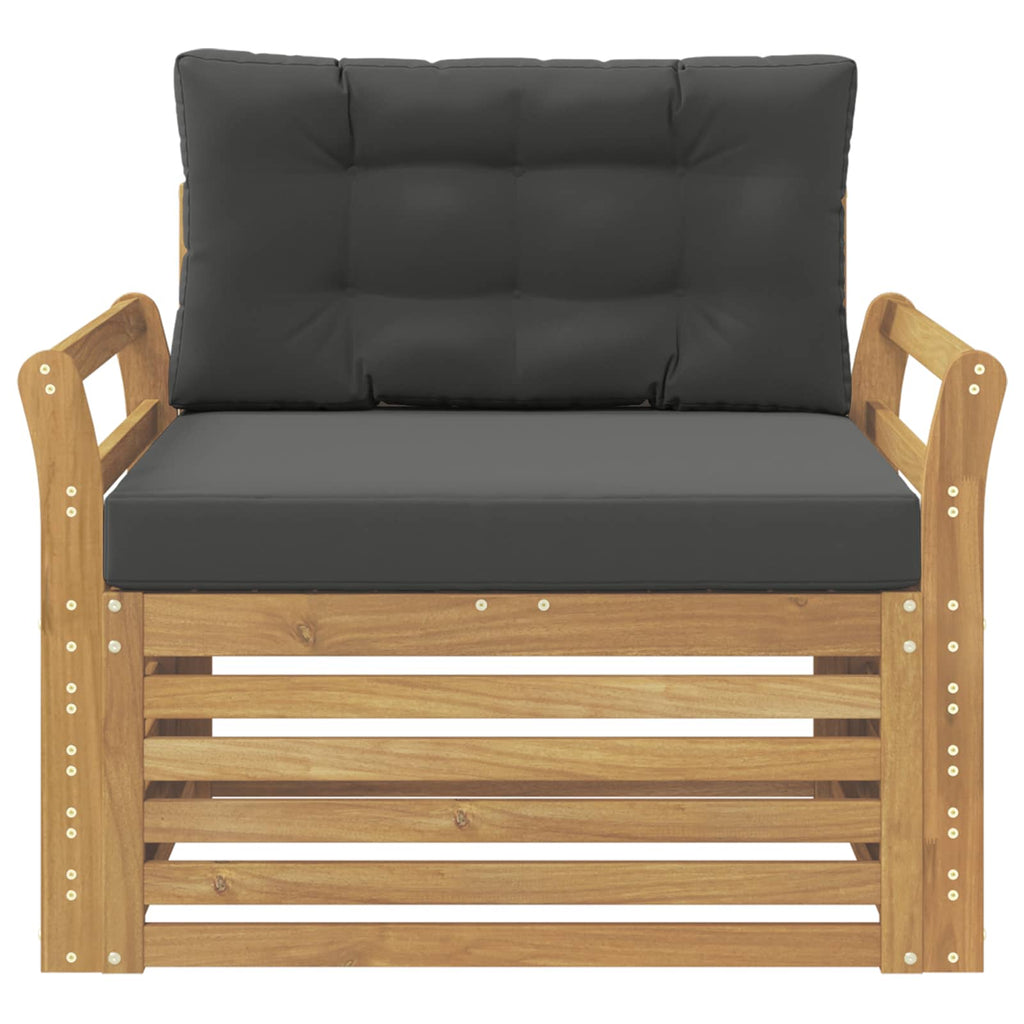 Outdoor-Sofa Polyester Weiß