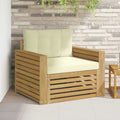 Outdoor-Sofa Polyester Weiß
