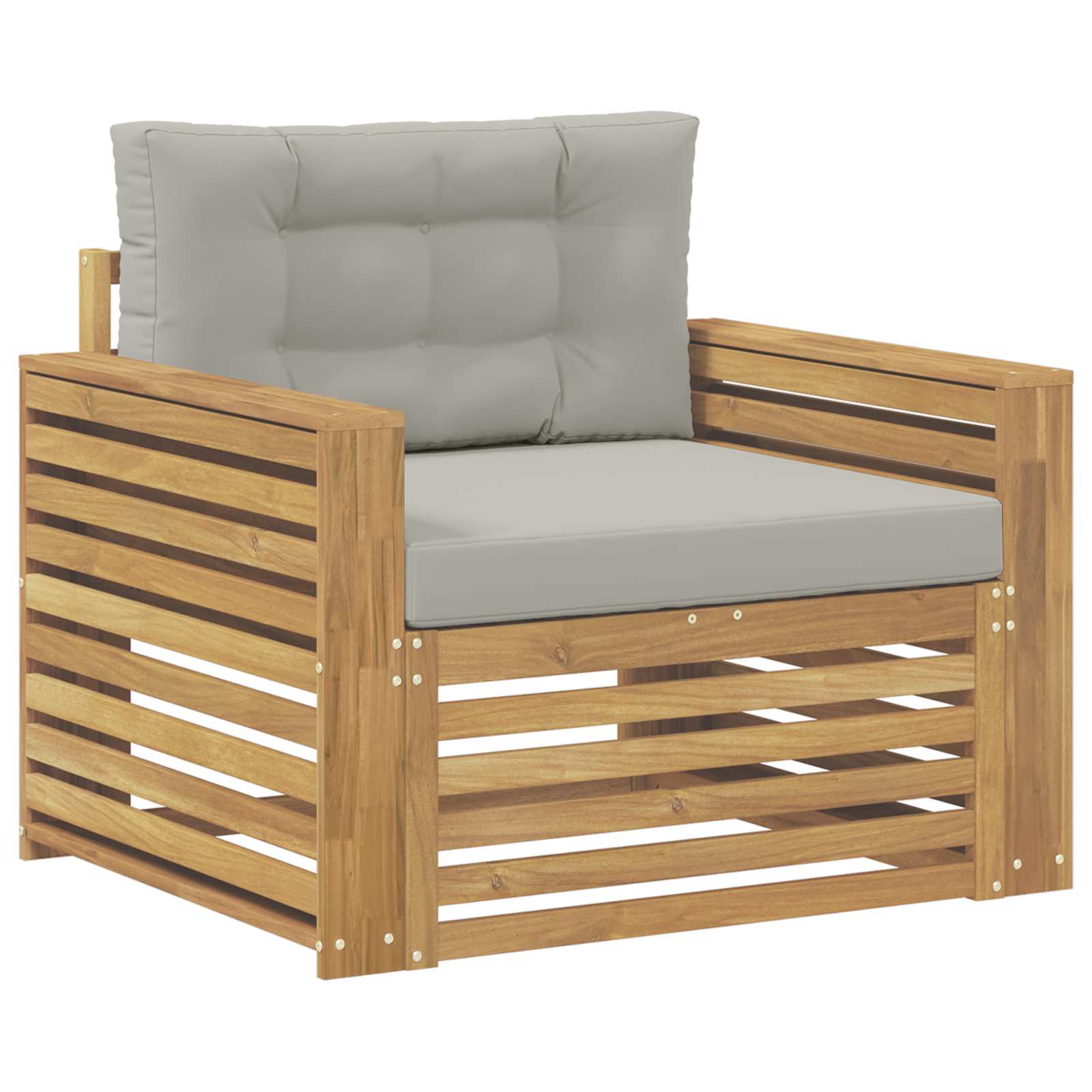 Outdoor-Sofa Polyester Weiß