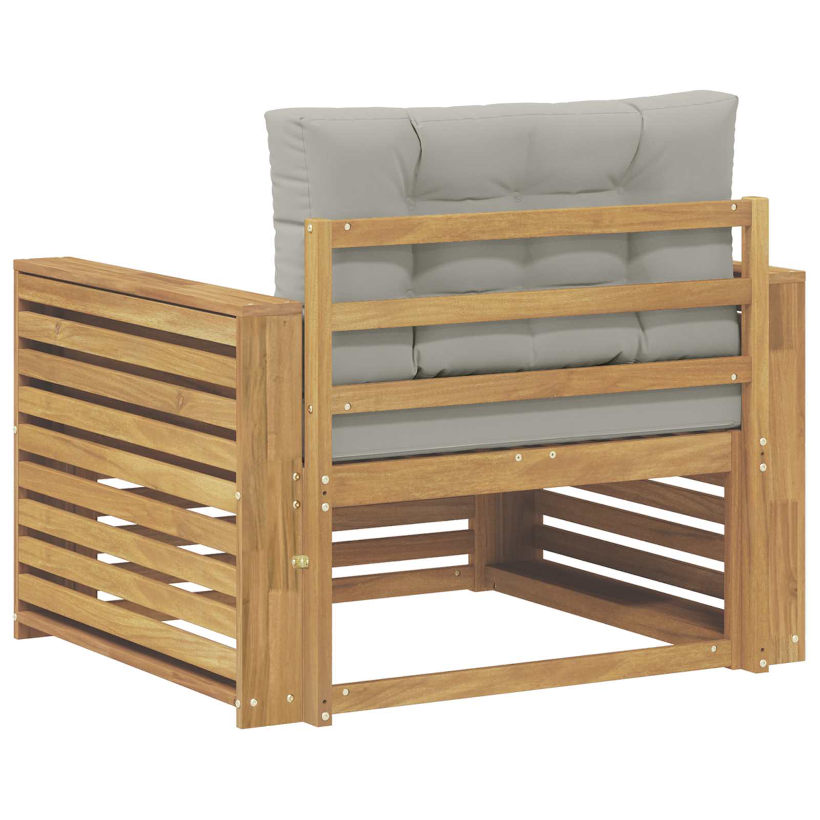 Outdoor-Sofa Polyester Weiß