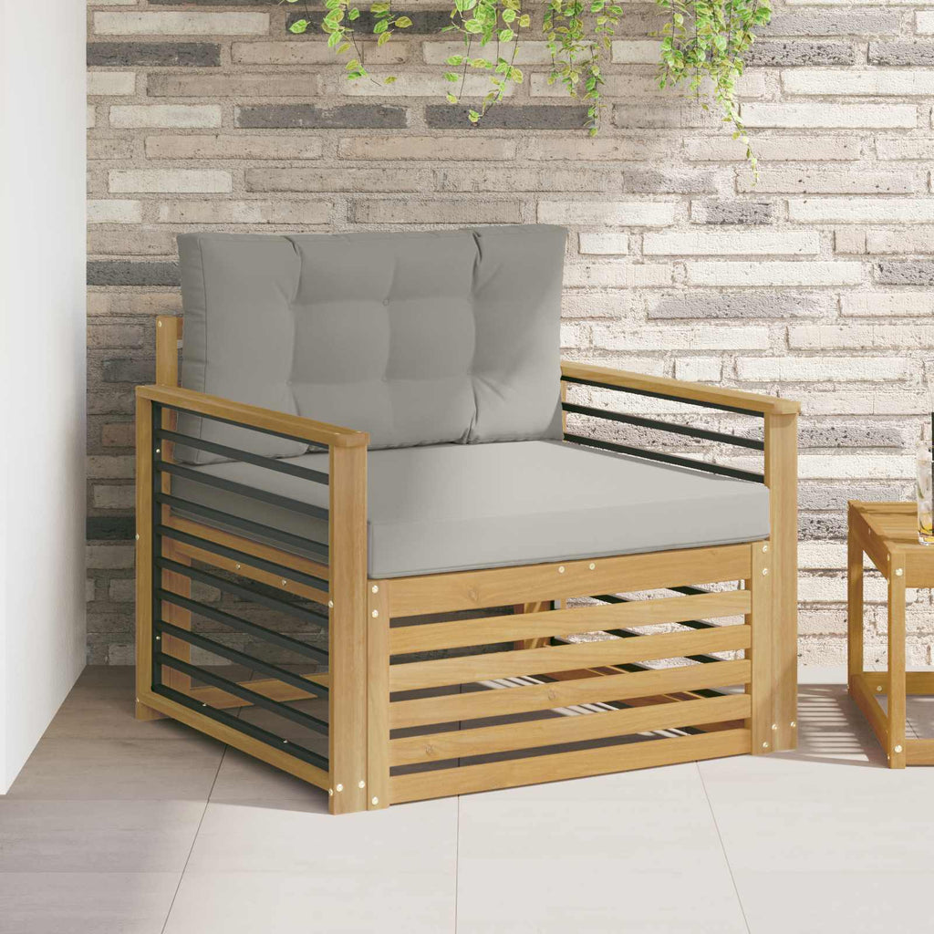 Outdoor-Sofa Polyester Weiß