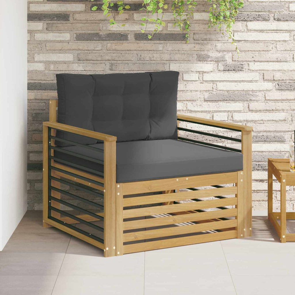 Outdoor-Sofa Polyester Weiß