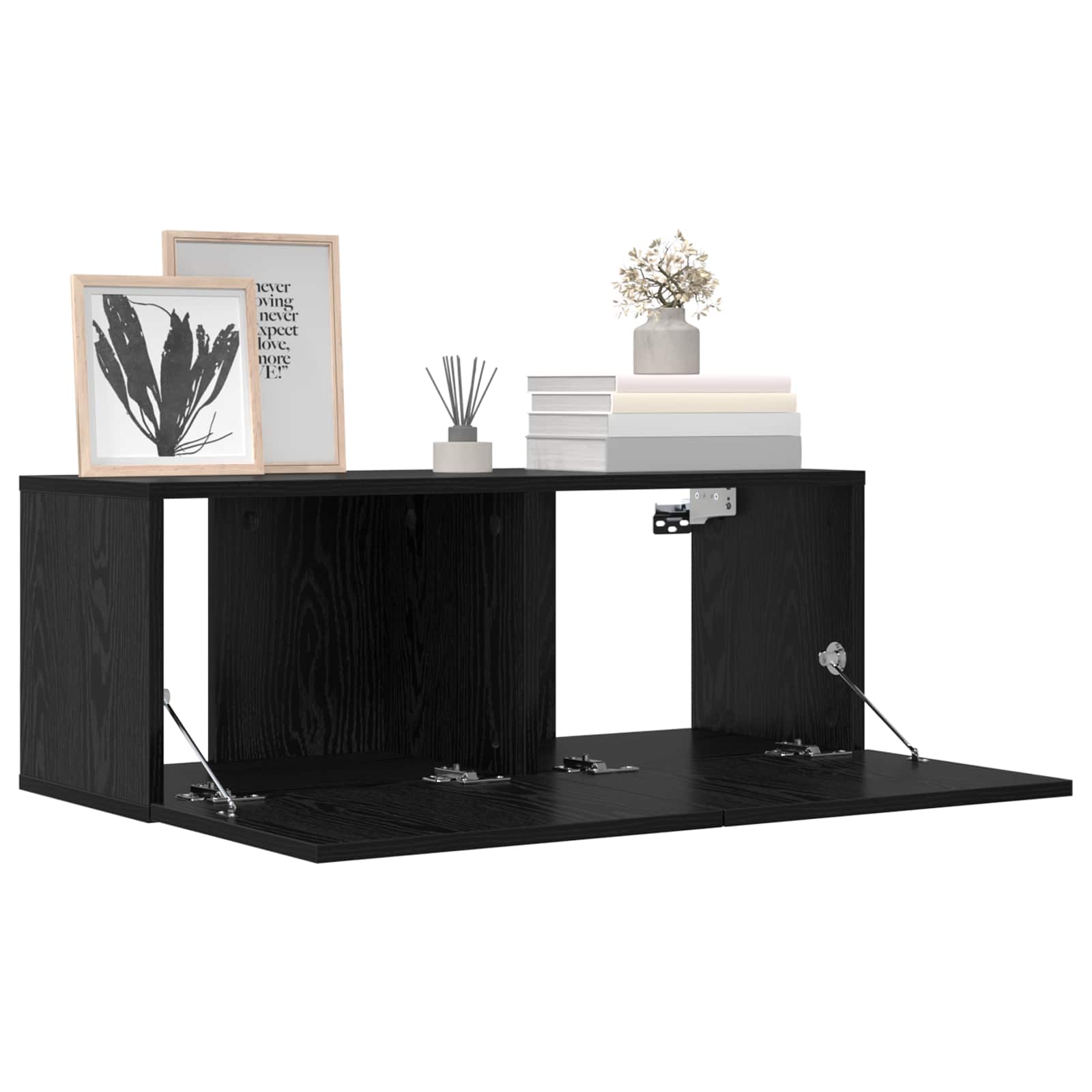 TV-Schrankset 8 pcs 80 x 30 x 30 cm Schwarze Eiche