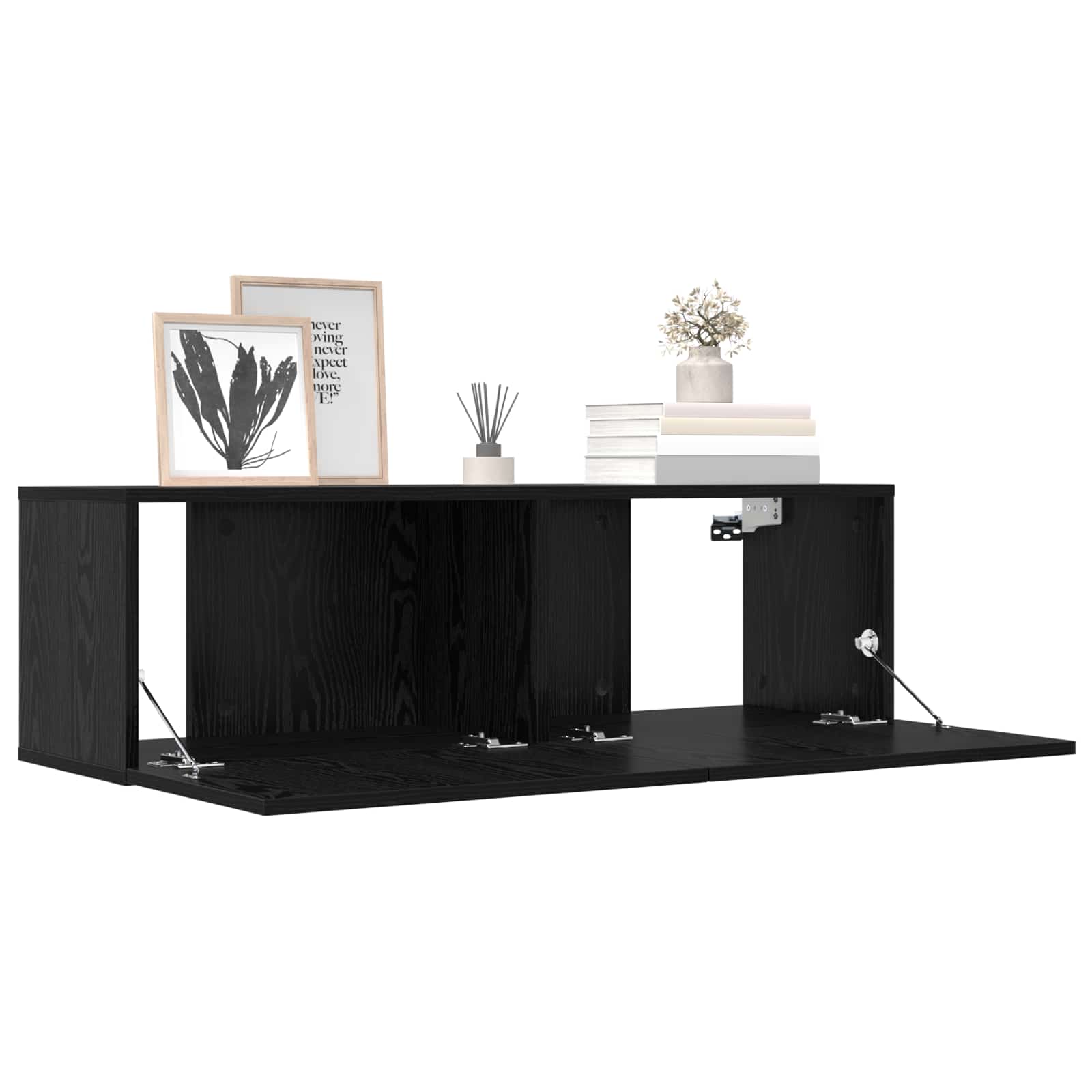 TV-Schrankset 8 pcs 100 x 30 x 30 cm Schwarze Eiche