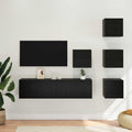 TV-Schrankset 6 pcs 60 x 30 x 30 cm Schwarze Eiche