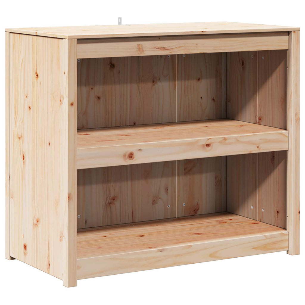 Outdoor-Küchenschrank mit Regal MEPPEL 3 Stück Natur Douglasie