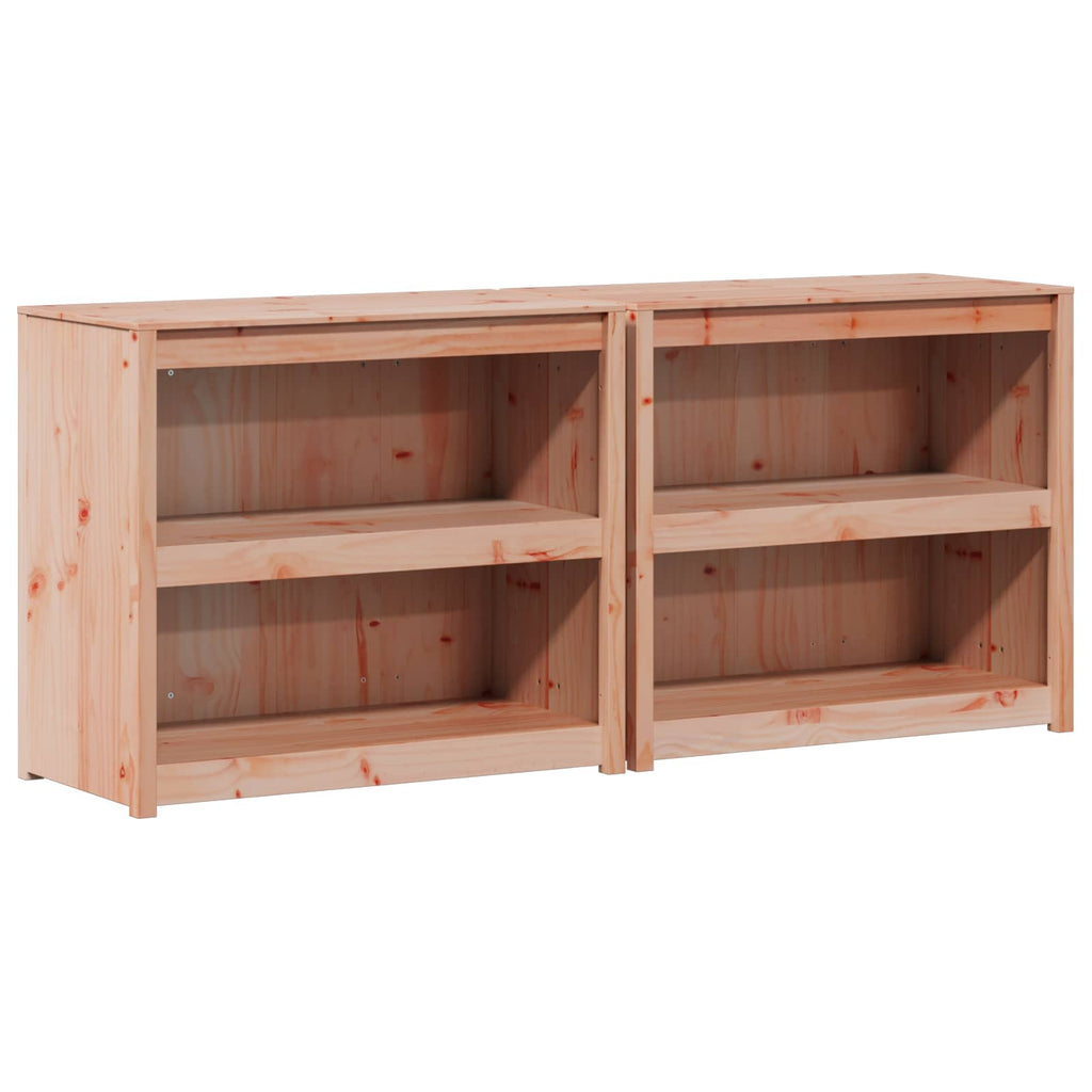 Außenküchenschrank MEPPEL 2 pcs Natürlicher Douglas