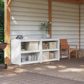 Außenküchenschrank MEPPEL 2 pcs Weiß 212 x 55 x 92 cm