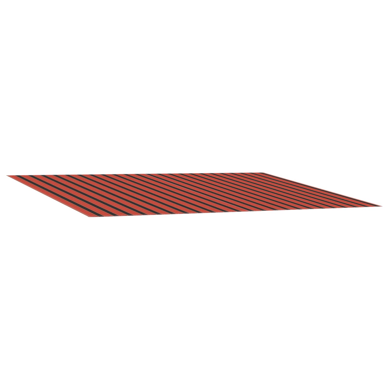 Markisenersatzstoff Orange und Braun 350 x 250 cm Polyester