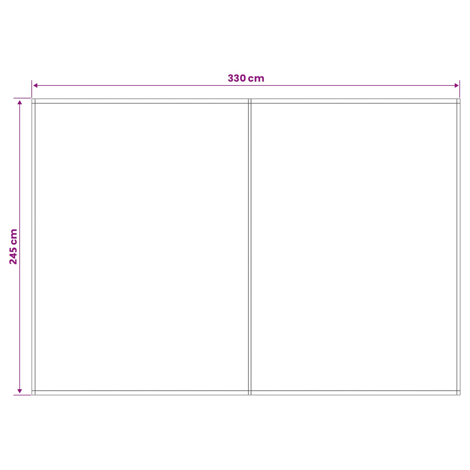 Markisenersatzstoff Orange und Braun 350 x 250 cm Polyester