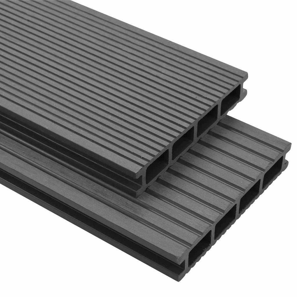 Terrassendiele 78 pcs Grau WPC