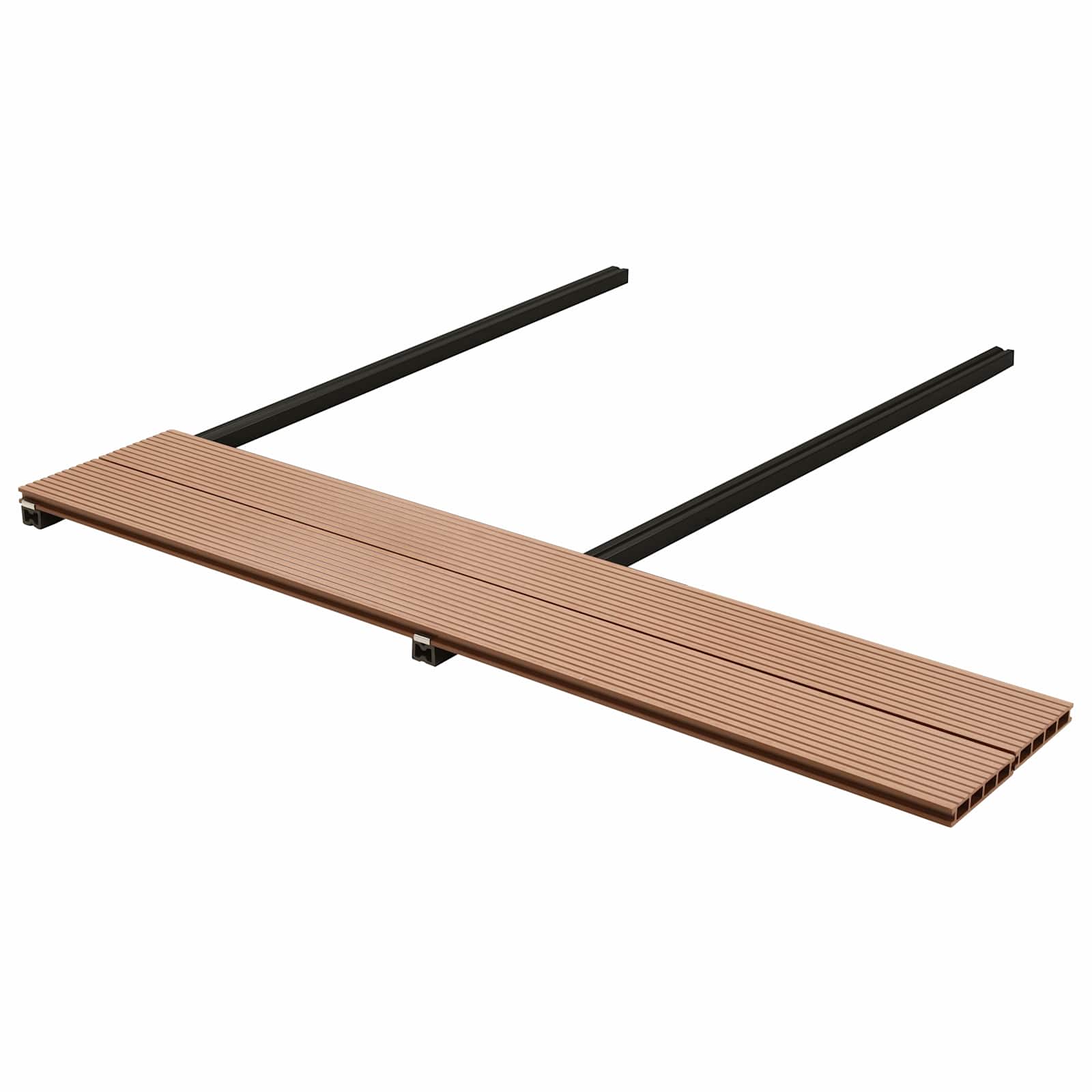 Terrassendiele 78 pcs Braun WPC