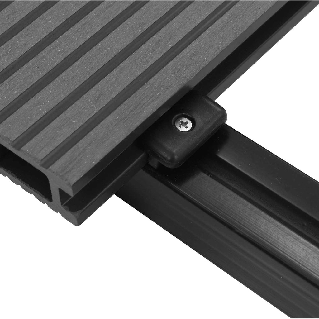 Terrassendiele 24 pcs Grau WPC