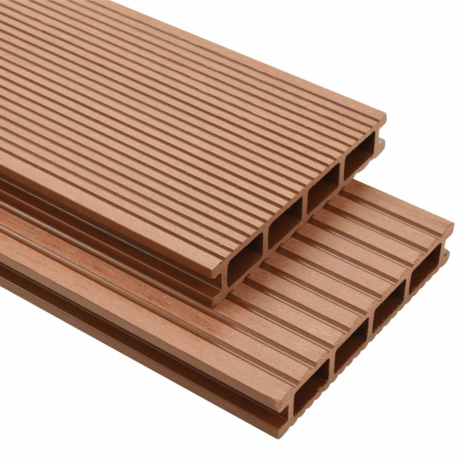 Terrassendiele 48 pcs Braun WPC