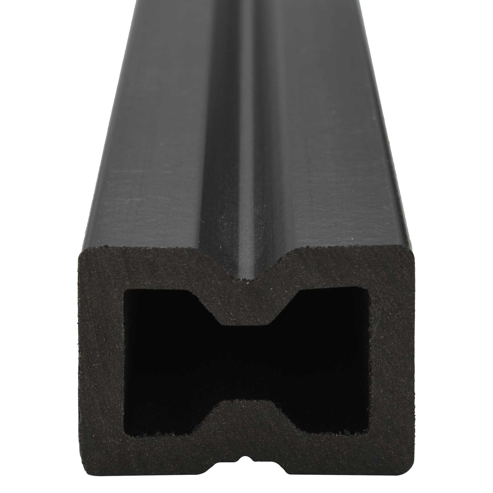 Terrassendiele 48 pcs Schwarz WPC