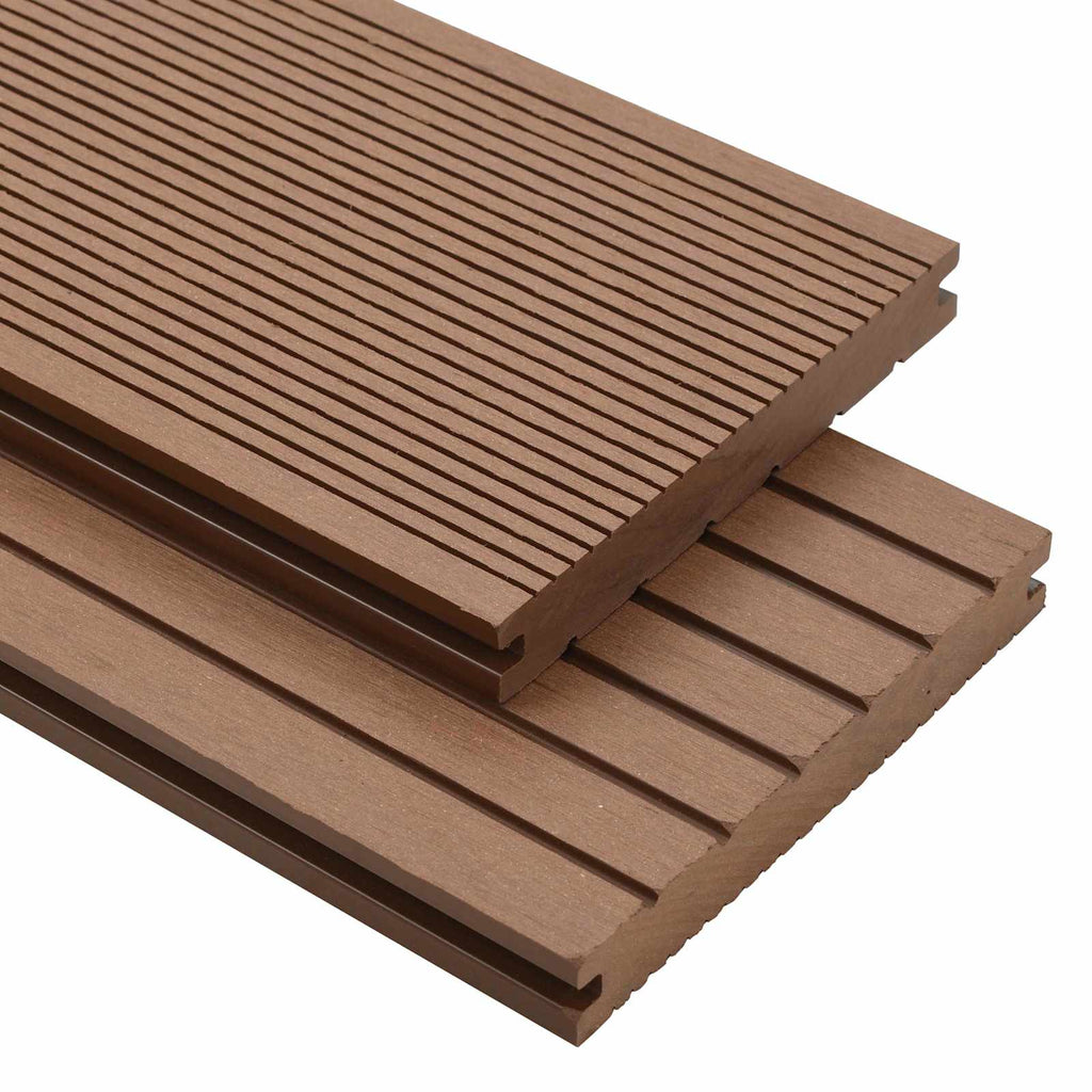 Terrassendiele 48 pcs Hellbraun WPC