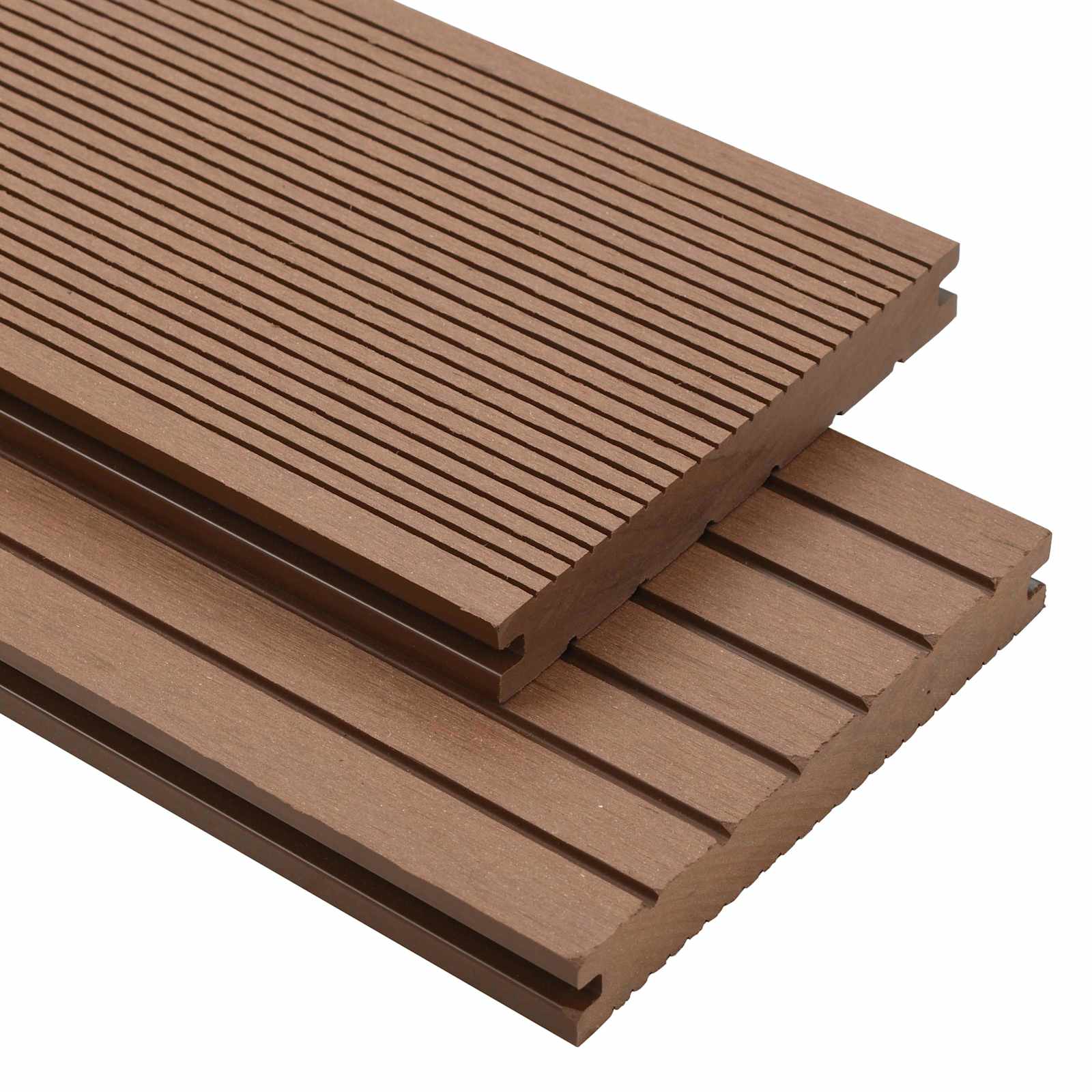 Terrassendiele 78 pcs Hellbraun WPC