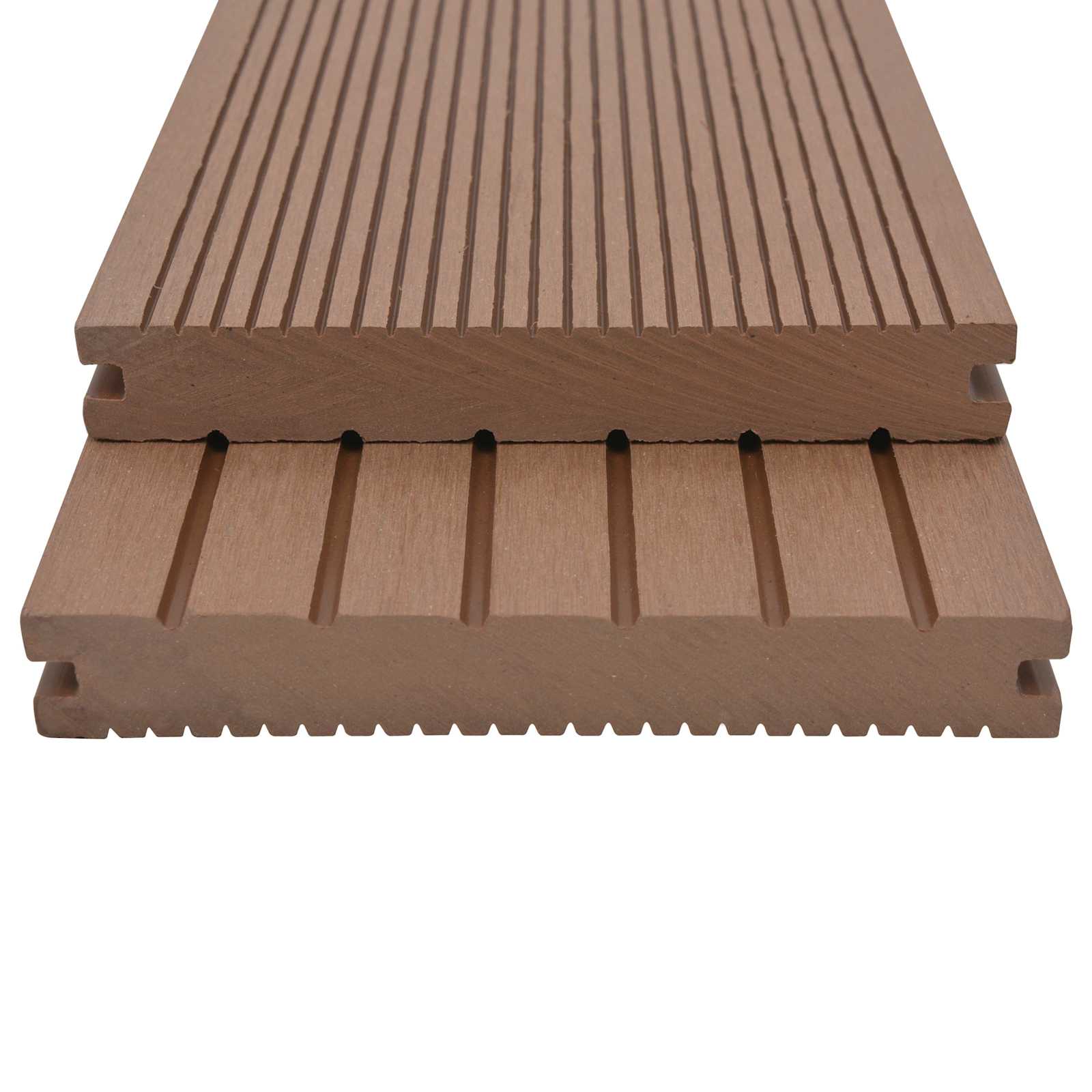 Terrassendiele 78 pcs Hellbraun WPC