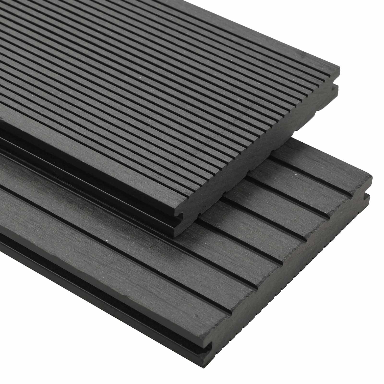 Terrassendiele 30 pcs Grau WPC