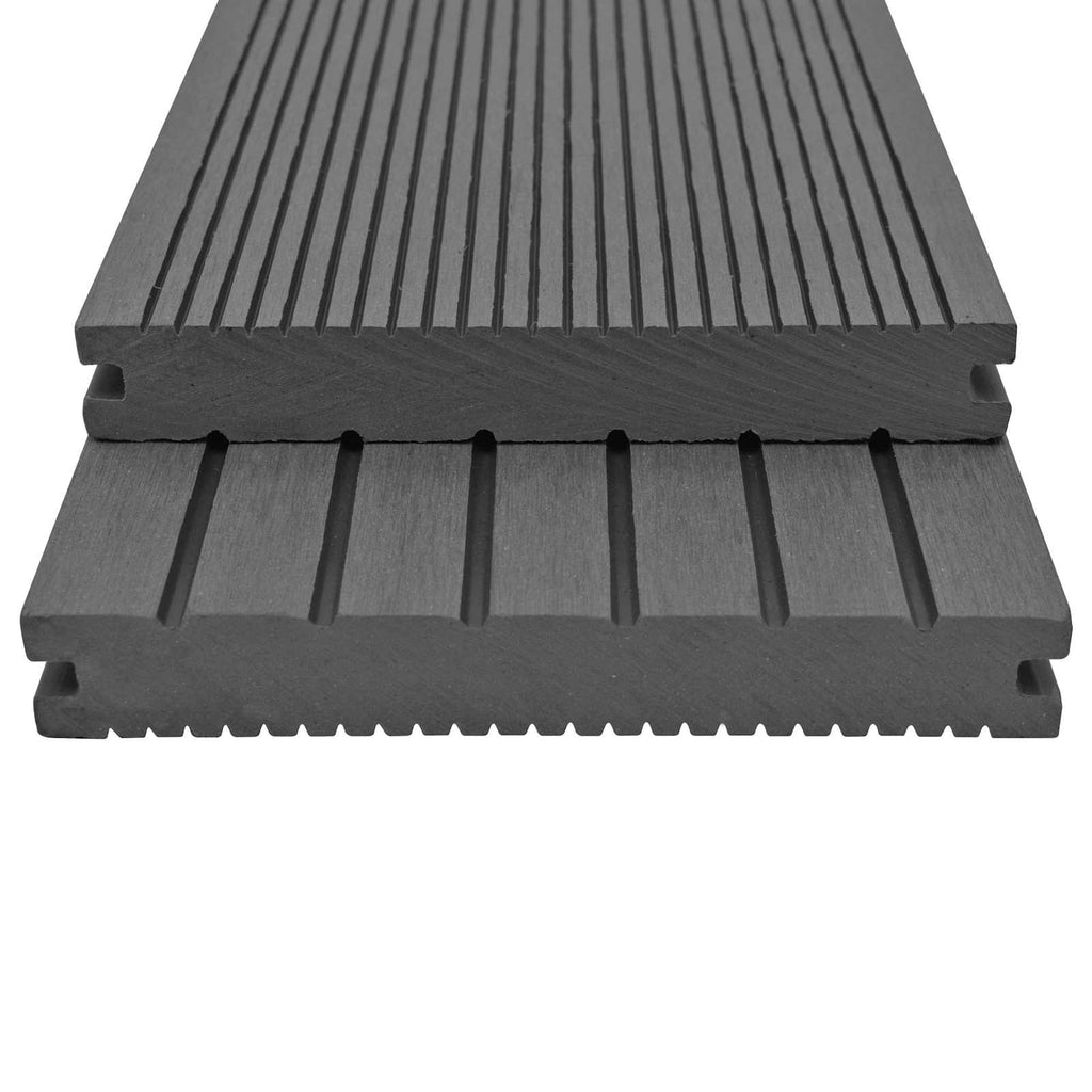 Terrassendiele 78 pcs Grau WPC
