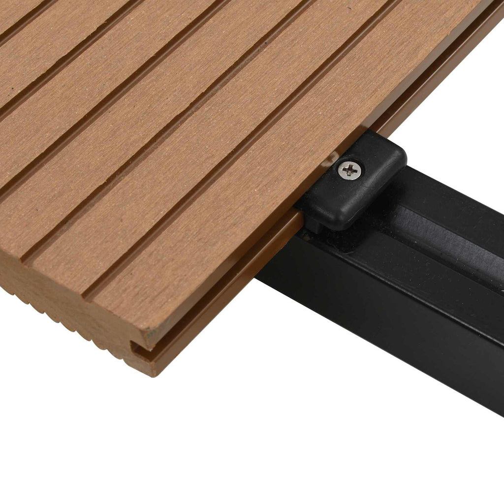 Terrassendiele 48 pcs Teak WPC