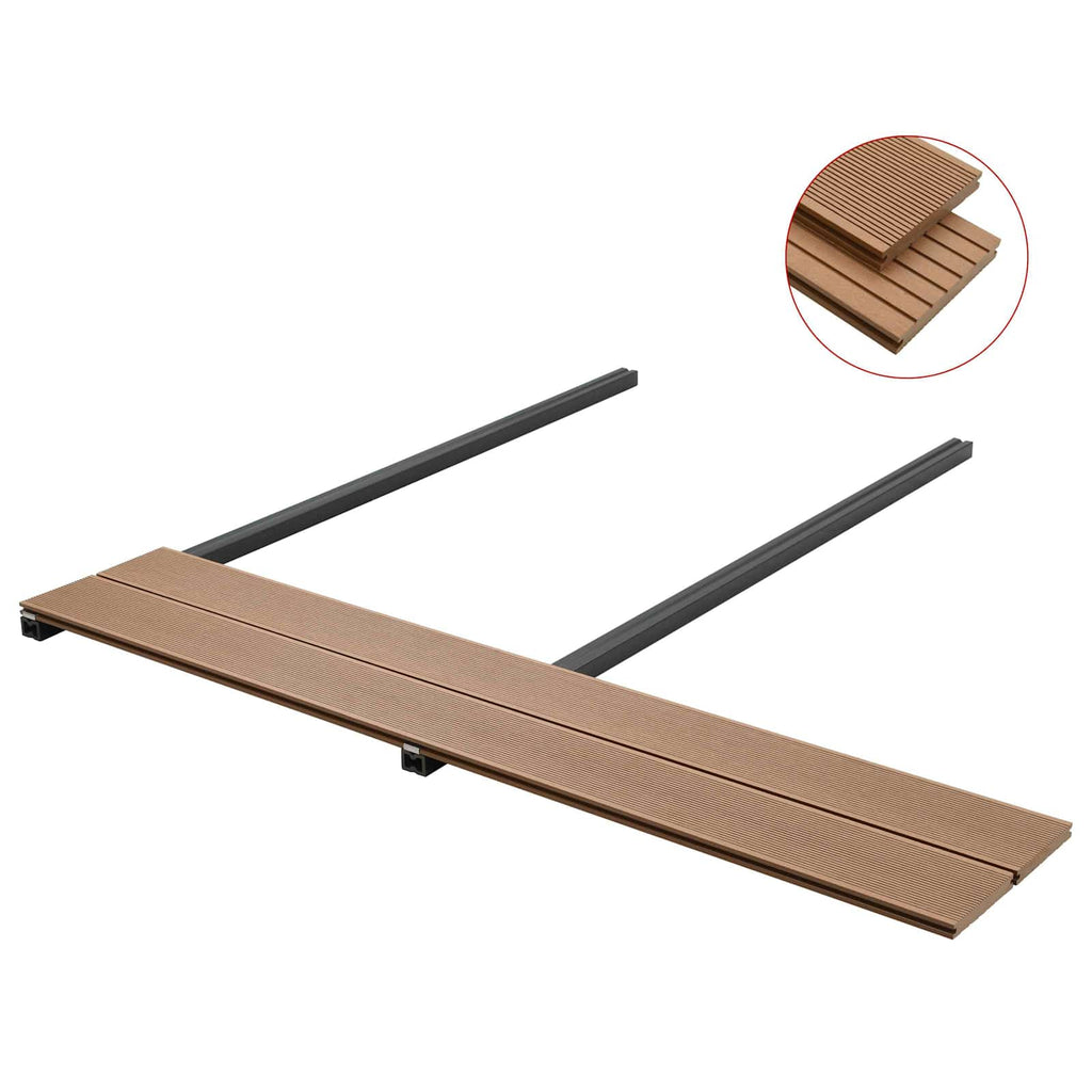 Terrassendiele 90 pcs Teak WPC