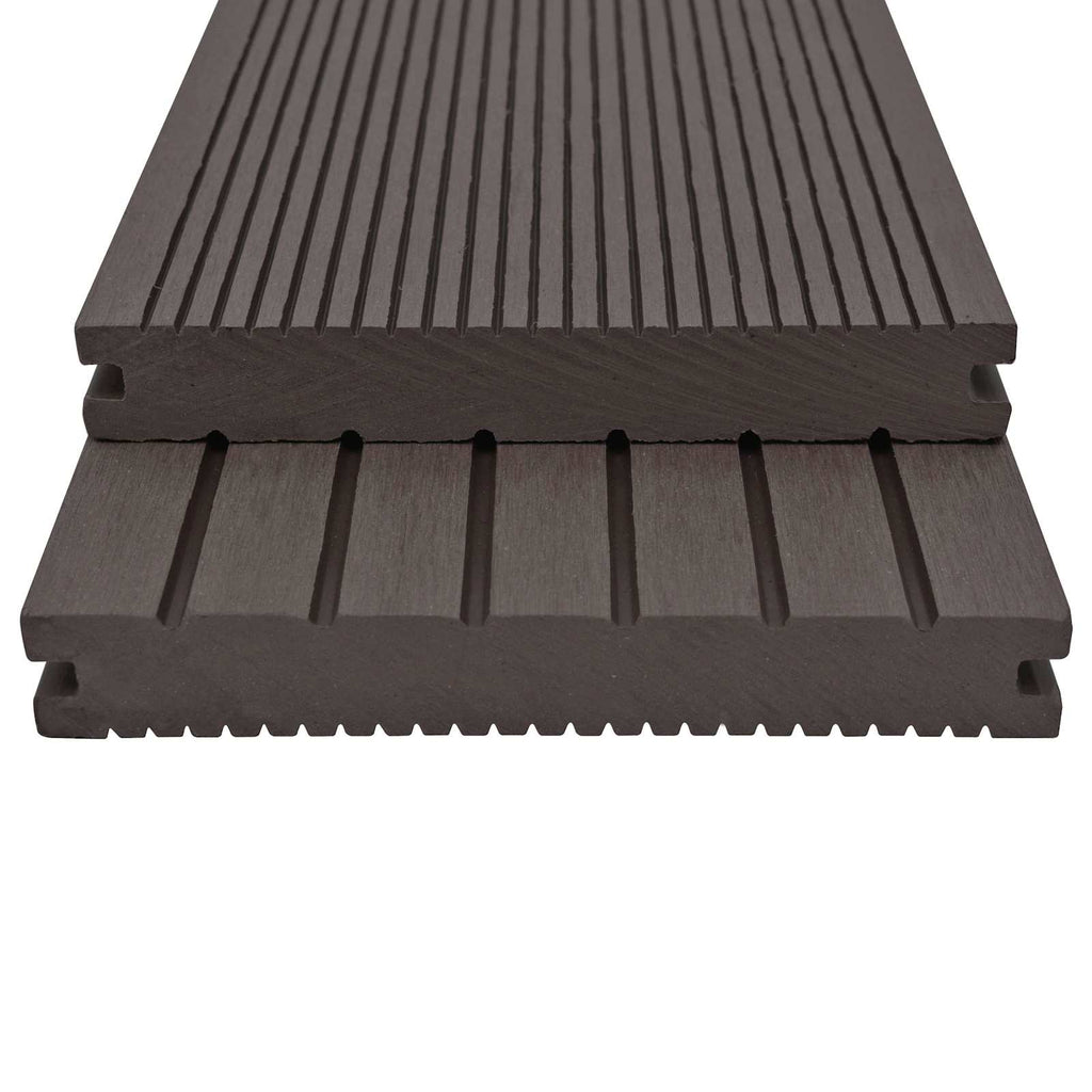 Terrassendiele 78 pcs Dunkelbraun WPC