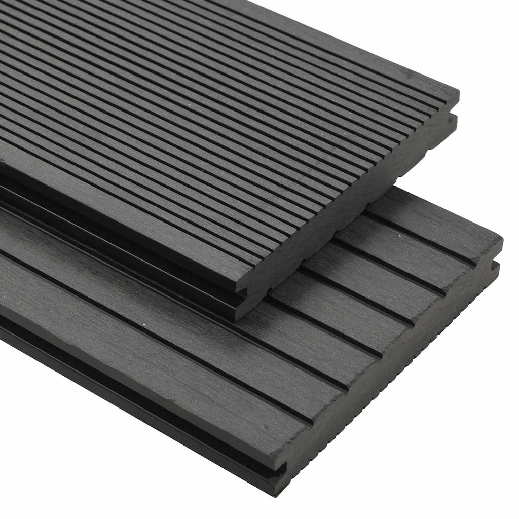 Terrassendiele 48 pcs Grau WPC