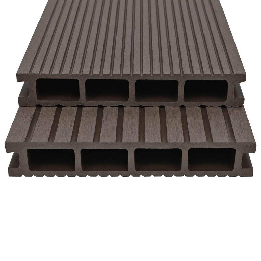 Terrassendiele 120 pcs Dunkelbraun WPC