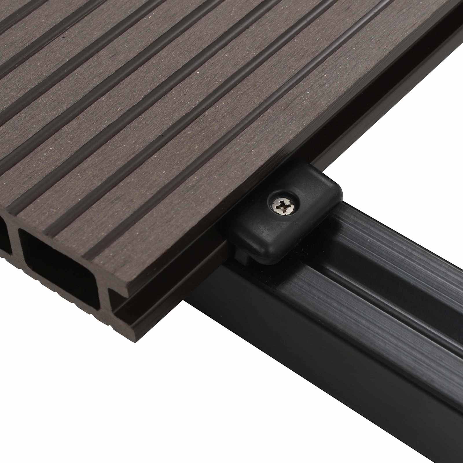 Terrassendiele 48 pcs Dunkelbraun WPC