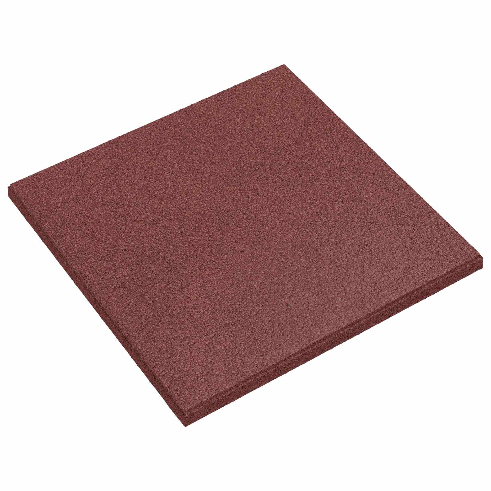 Sturzschutzfliesen 18 pcs Rot 50 x 50 cm Gummi